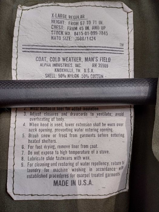 Американско военно яке м65, м65,яке