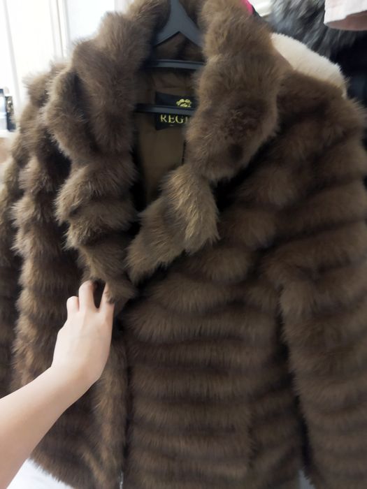 Эко Шуба коричневая