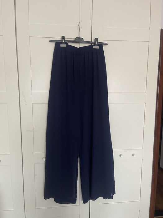 Pantaloni de voal, căptușiți integral, mărimea 56, noi nepurtati niciodata