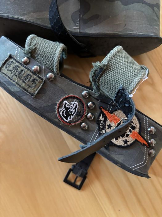 Replay спортни сандали в тъмно зелено