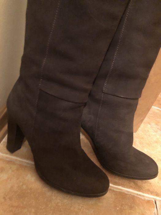 Дамски ботуши над коляното 37 номер