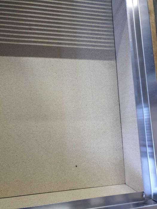 Скара на дървени въглища с огнеопорна тухла 180см НЕРЪЖДАЕМА СТОМ.