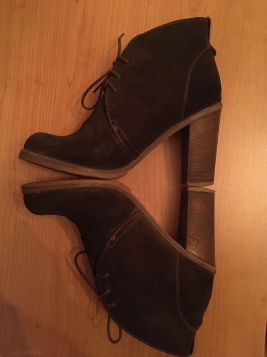 Ботинки 36-37 р-р, нубук