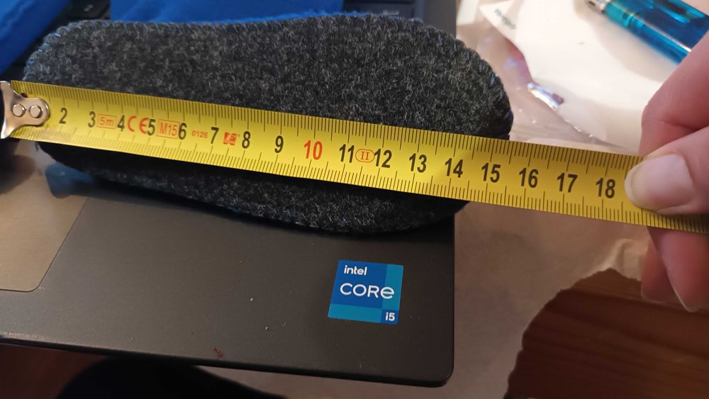 Детски гумени ботуши  " Жабки " сини номер 22-23 с чорапки