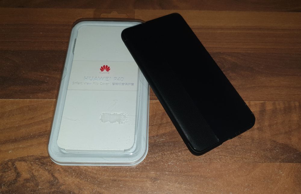 Husa flip smart activa originala Huawei P40 Smart View Flip Cover P40