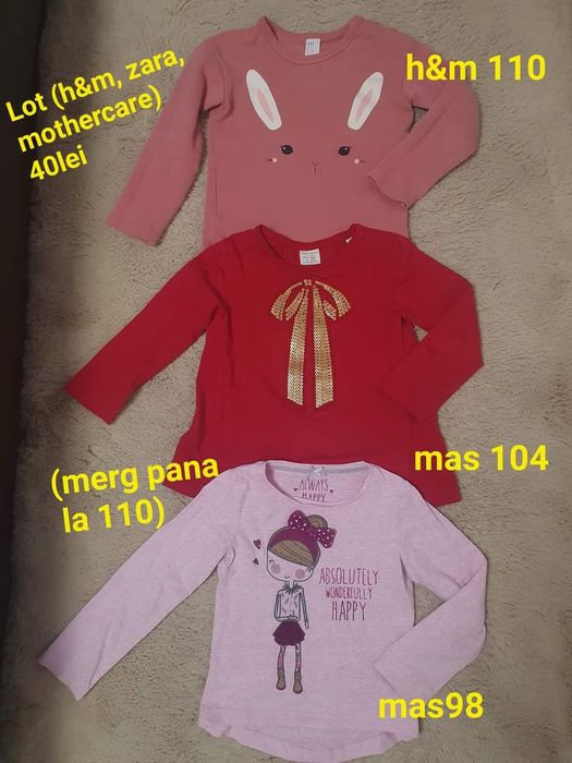 Hainute fetita 98/110