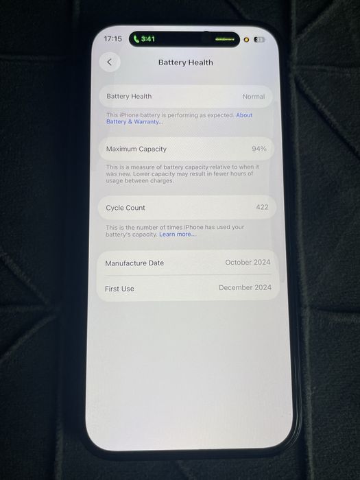 Iphone 16 Black-128GB