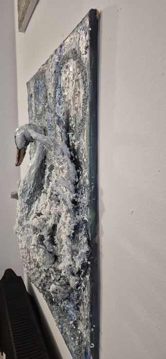 Tablou Lebada in relief