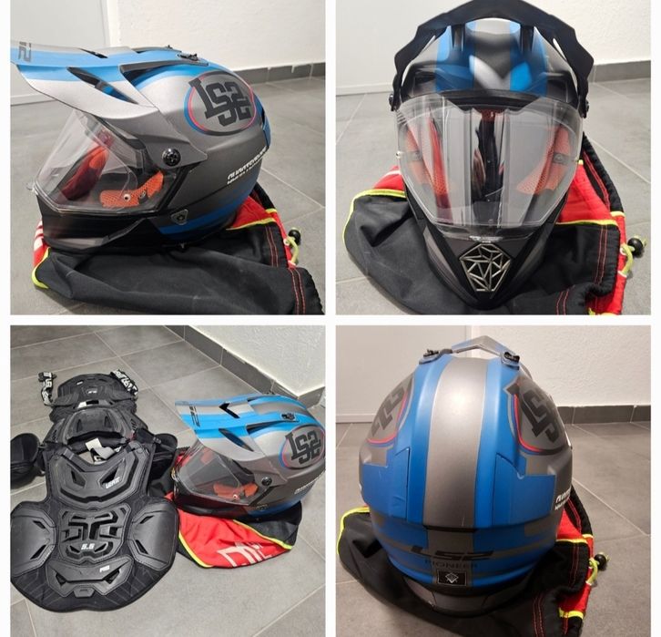 Casca ATV LS2 Ghete 43 Platosa Rampe incarcare Atv Manusi