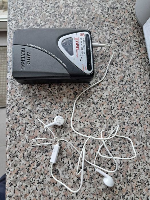 radiocasetofon walkman, autorevers