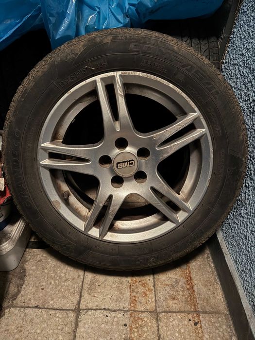 Алуминиеви джанти 15 цола с летни гуми - 4 бр