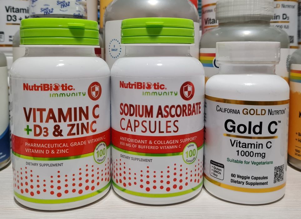 Витамин С , Sodium ascorbate, Zinc / Sink , Selen