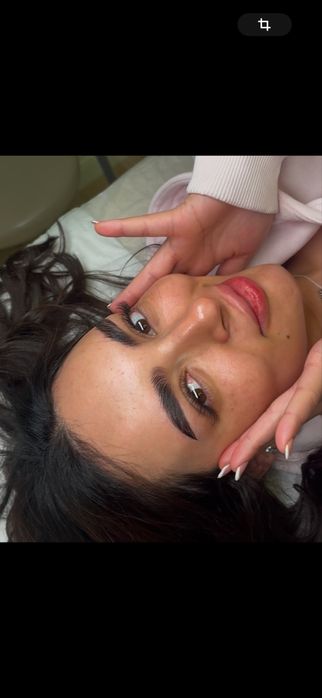 Наращивание ресниц , Ламинирование бровей