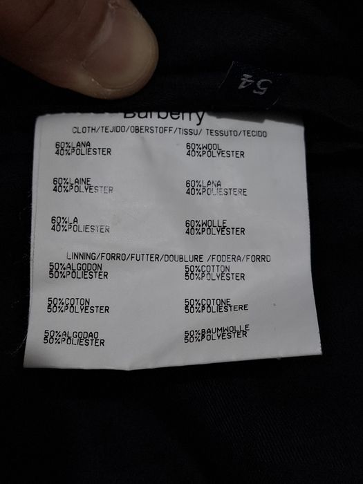 Pantaloni eleganți Burberry London bărbați marime XL (54), 60% Lână