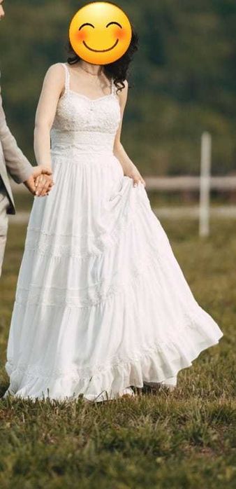 Rochie mireasa lejera Boho Lillian West 36