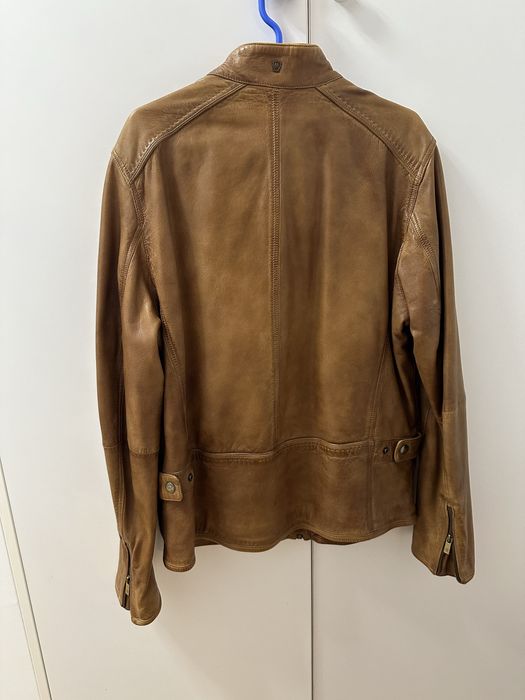 Geaca piele Massimo Dutti