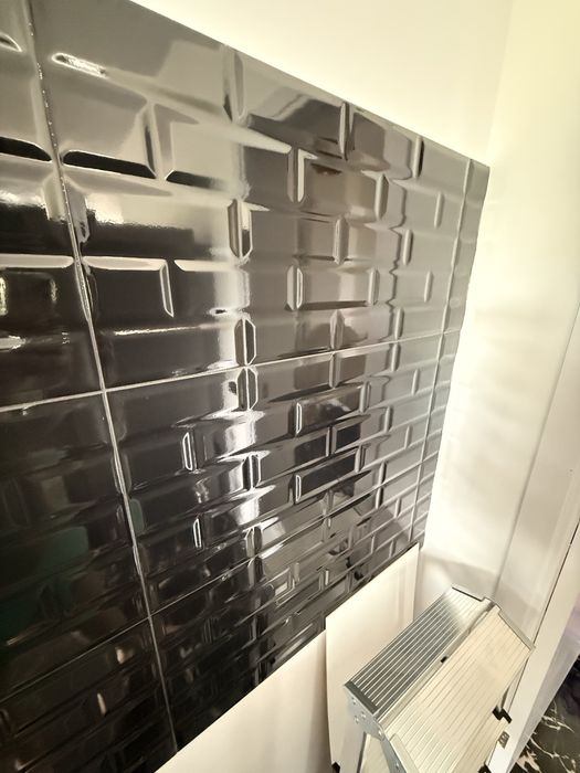 Faianta neagra 30x60 stil caramida-noua