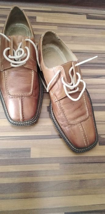 Pantofi piele Nr 41 maro deschis
