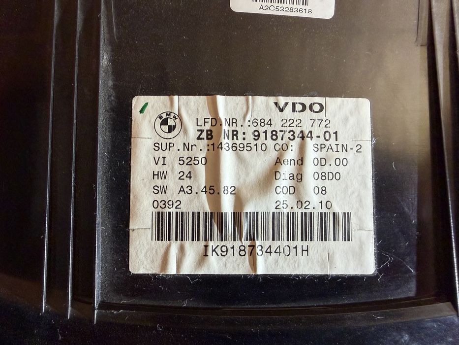 Километраж от BMW E9x E84