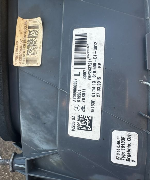 Оригинални Европейски стопове Mercedes w205