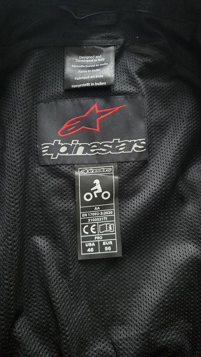 Vand geaca moto Alpinestars Faster V2 Negru nou a nepurtata