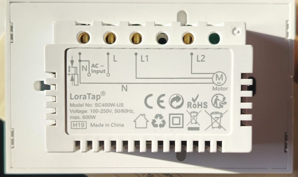 LoraTap SC400W-US WiFi интелигентен прекъсвач