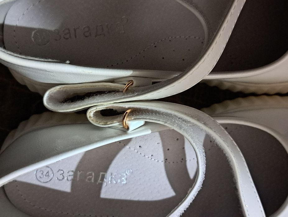 Белый Туфли - Новый.