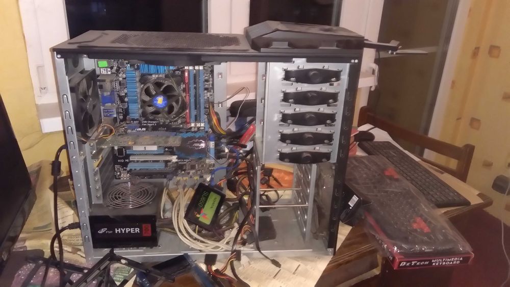 Пакетна цена! 2 бр. мощни компютъра (i7-2600K / ASUS Z77 / 850W Gold / 700W) + Wi-Fi AC1300