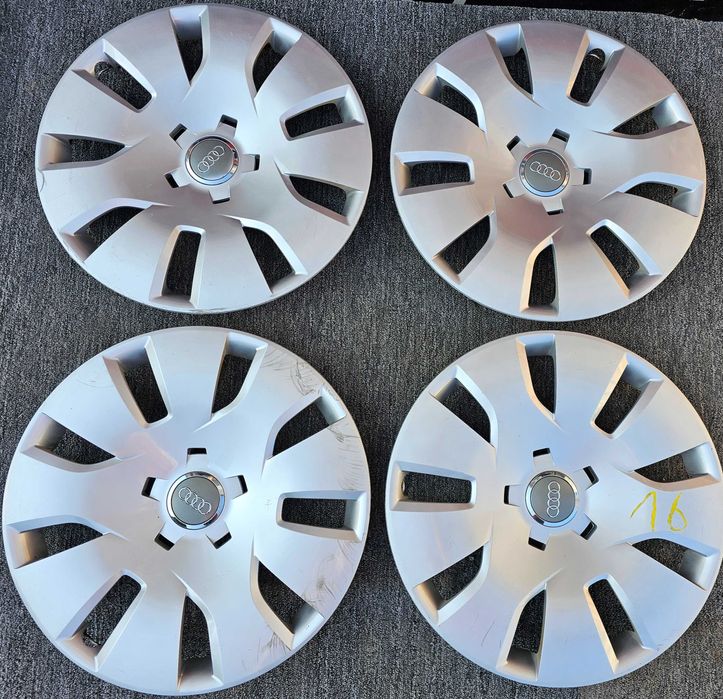 Capace Roti / Capace Jante De Tabla 16" Ptr. Audi A3/A4/A5/A6