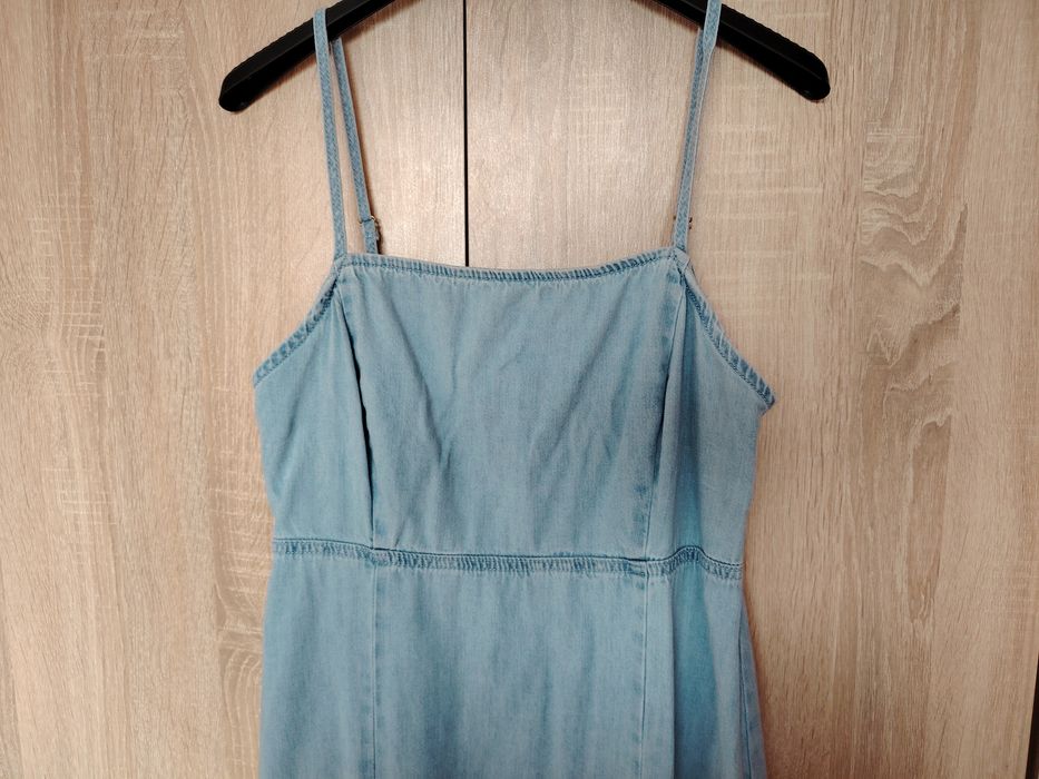 Рокля от дънков плат