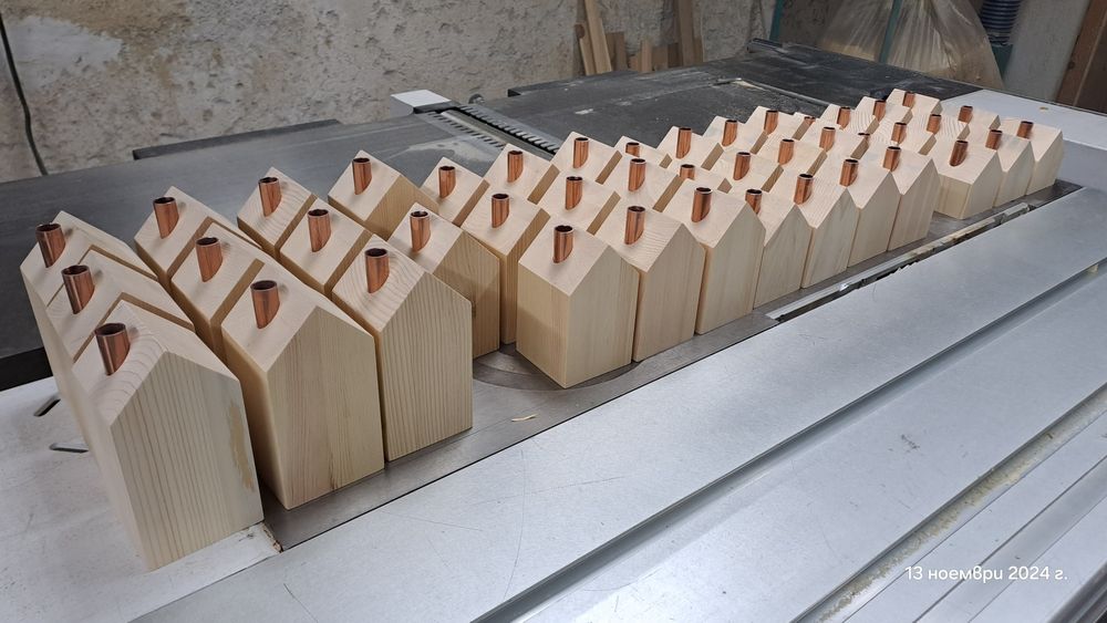 Декоративни къщи от масивно дърво