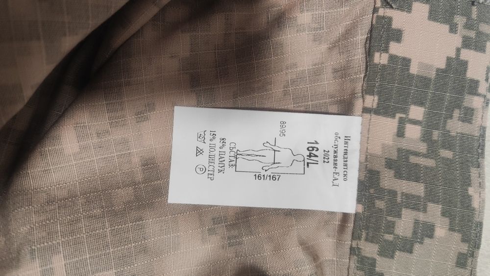 Военен камуфлаж на немска, руска, БГ  армия.