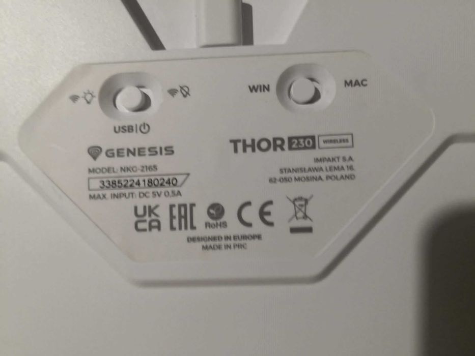 Клавиатура genesis thor 230 tkl
