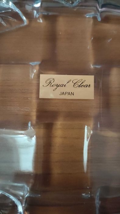 Масивно и голямо плато за разядки от кристално стъкло