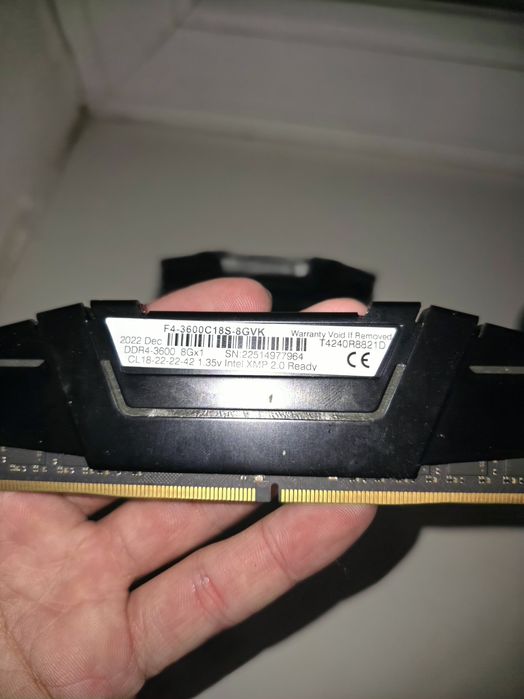 G.Skill Ripjaws V 32GB (4x8GB) 3600MHz DDR4