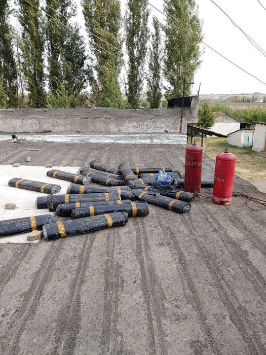 Ремонт крыши кровли полиизол фольгаизол.