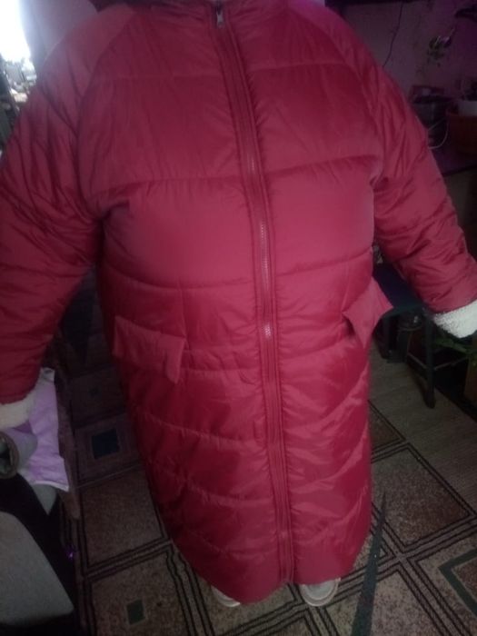 Продам двухстороннее зимнее пальто 62 р