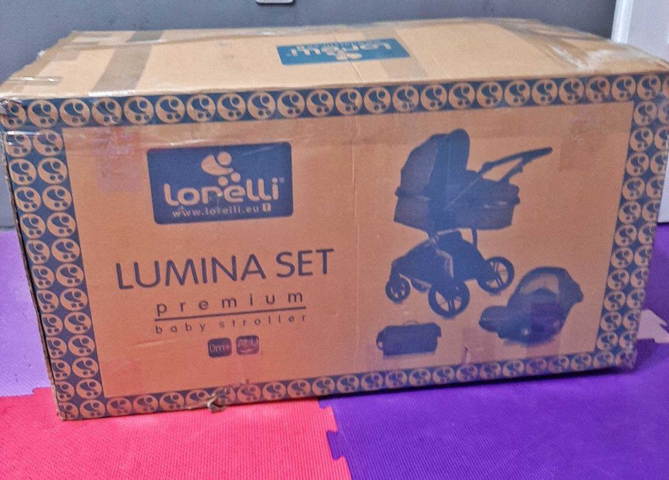 Детска количка Lorelli Lumina/Beige 3в1