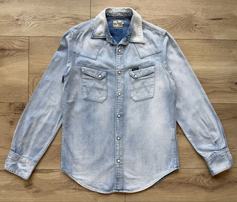 Camasa Blugi WRANGLER Western Imprimeu Barbati | Marime S