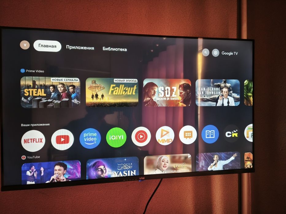Artel Smart tv 43 сотилади 3 йил гарантия