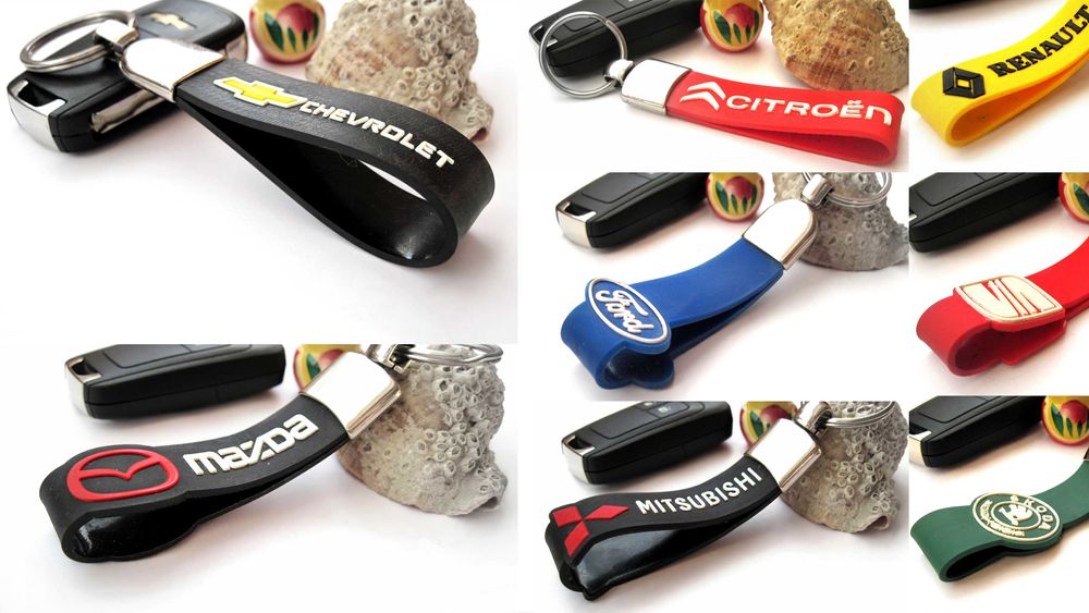 Автомобилни метални ключодържатели за Volkswagen Skoda Seat Suzuki Fiat Renault Alfa Romeo Peugeot Dacia Nissan други марки и модели стилни елегантни