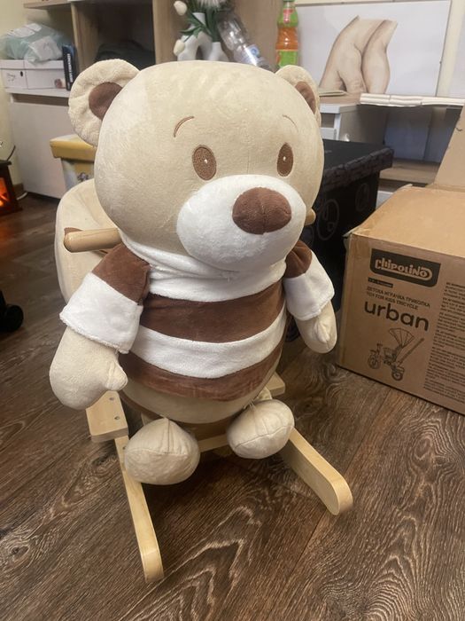 Люлка мече Moni toys  с музика