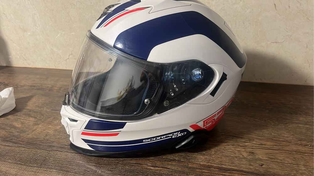 Casca moto scorpion exo 520 air bluetooth!