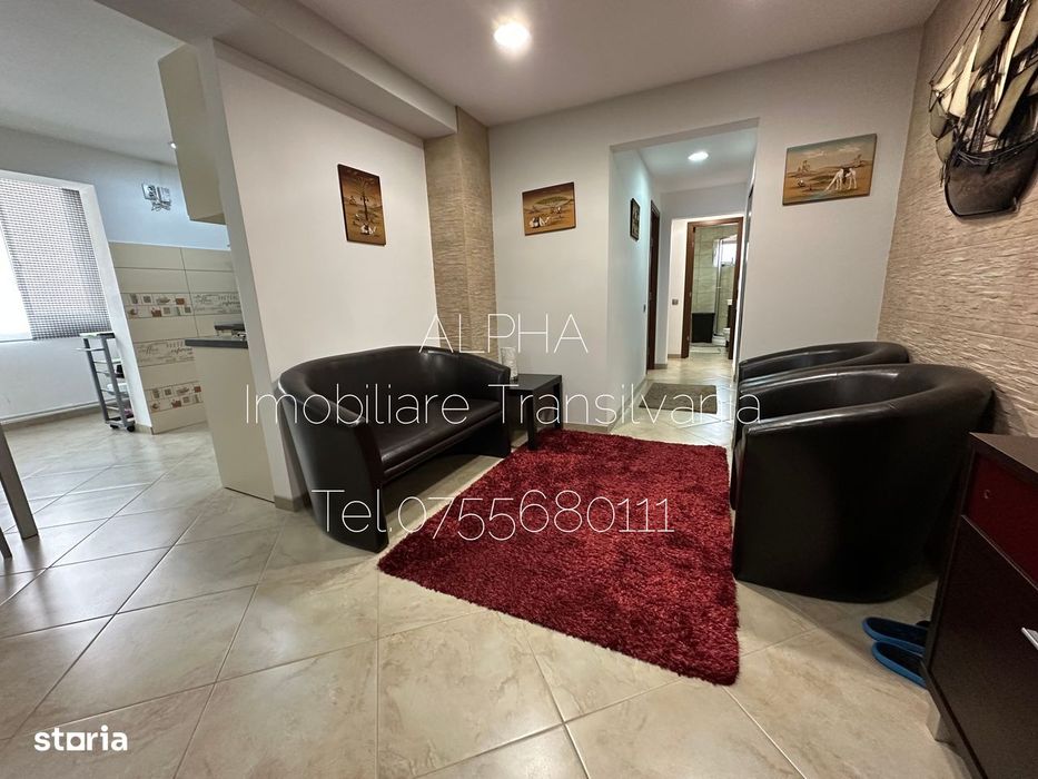 Apartament 3 camere, et.3, finisat ,mobilat, Bradet | Str.Avram Iancu