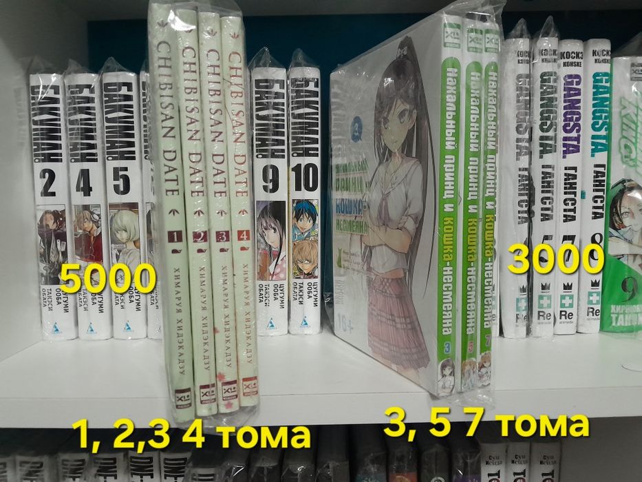 Комплект манги моменты жизни и кошка несмеянка