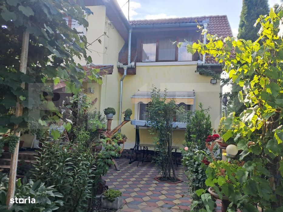 Casa individuala P+1, 180 mp, teren 1.050 mp si livada, zona Dumbravio