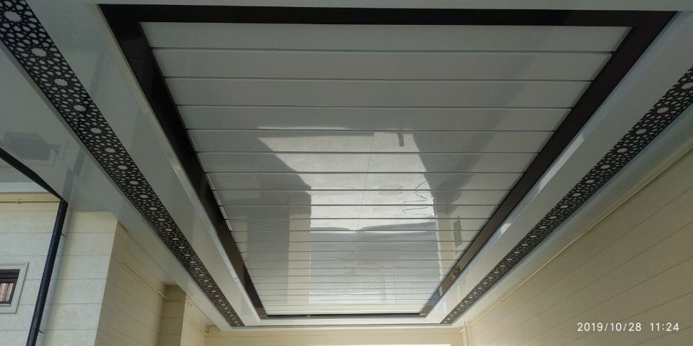 Стеклянные двери, перегородки, Алюкобонд монтаж, Каленое стекло