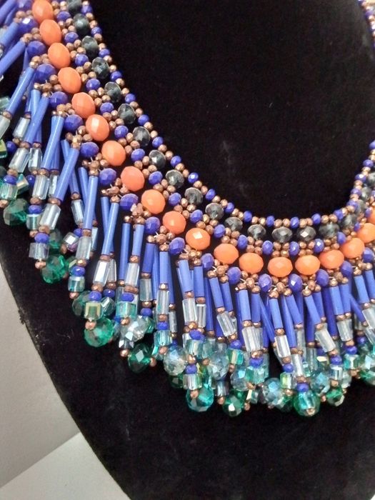 Max Mara Weekend колие с естествени камъни