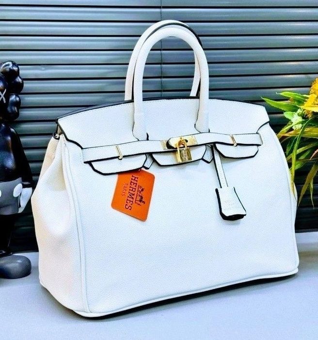 Geanta damă, diverse nuanțe, model Birkin,France, saculet, etichetă