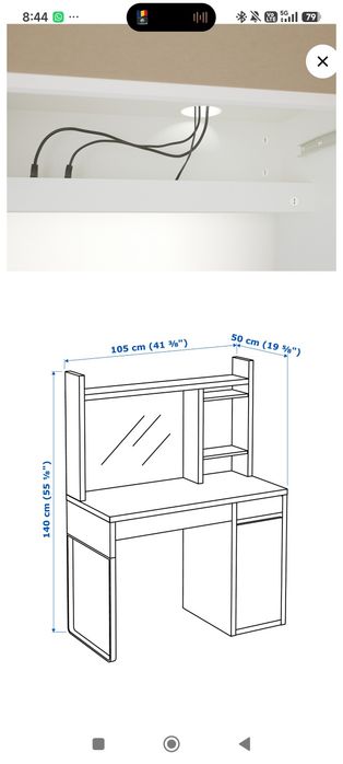 Birou Ikea Micke+Scaun
